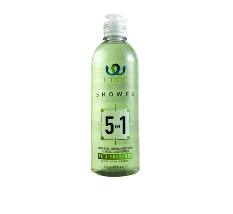 L´DOC SHOWER GEL 5 EN 1 VERDE- L´DOC