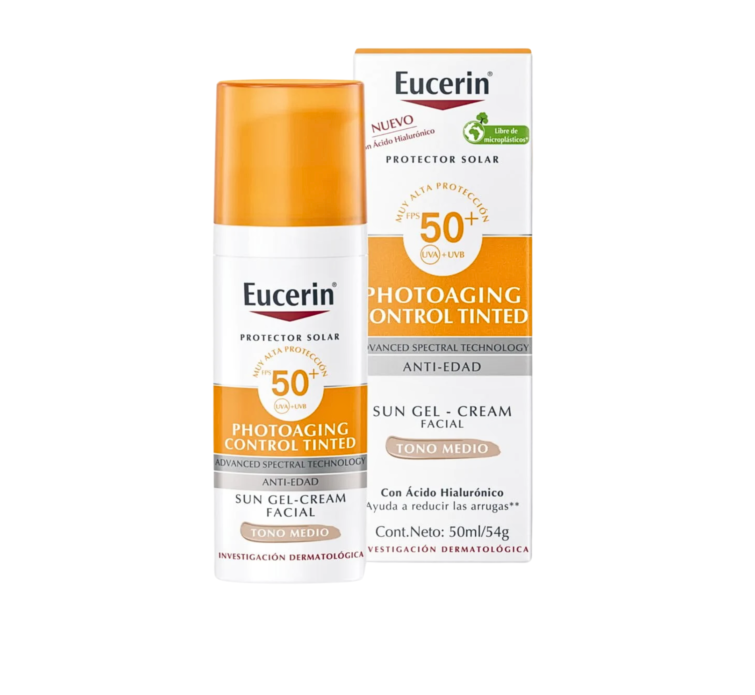 EUCERIN SUN CONTROL PHOTOAGING TONO MEDIO SPF 50 X 50 ML- EUCERIN