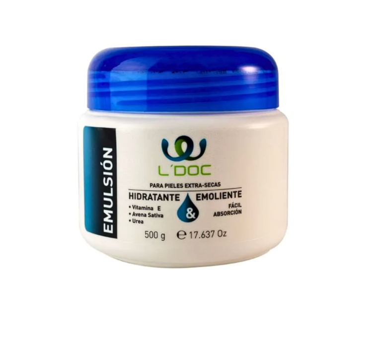 EMULSIÓN HUMECTANTE NORMAL X 500 ML- L´DOC