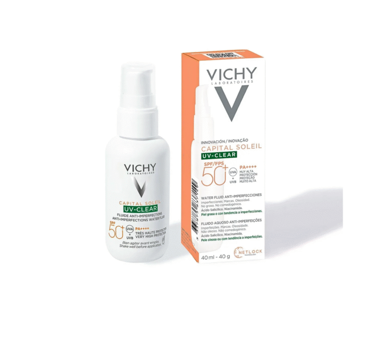 CAPITAL SOLEIL UV CLEAR SPF 50+ PROTECTOR SOLAR 40ML – VICHY