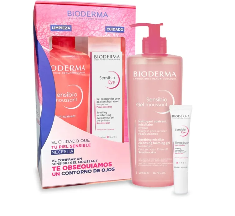 KIT SENSIBIO GEL MOUSSANT X 500 ML + SENSIBIO EYE-BIODERMA