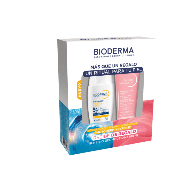 KIT PHOTODERM X DEFENSE ULTRA-FLUID SPF 50+ INVISIBLE X 40 ML + SENSIBIO GEL MOUSAANT X 100ML – BIODERMA