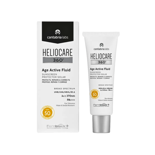 Heliocare 360 Age Active Fluid protector solar x 50 ml - Imagen 2