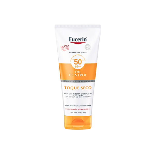 Eucerin Sun protector solar toque seco corporal x 200 ml - Imagen 2