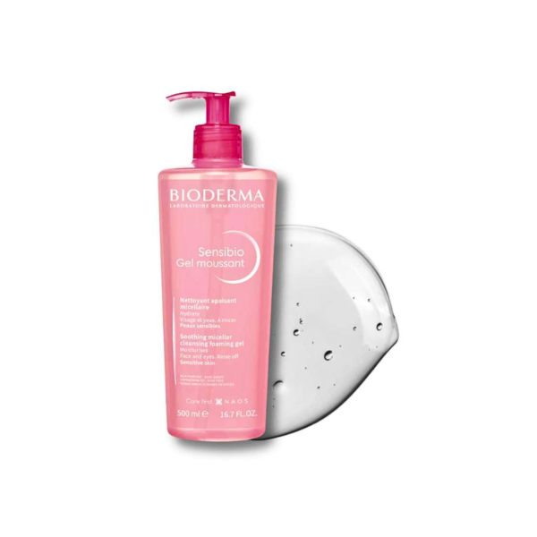 Sensibio Gel Moussant limpiador piel sensible x 500 ml - Bioderma - Imagen 2