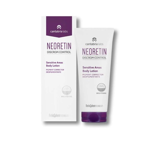 Neoretin Discrom Sensitive Areas loción corporal x 100 ml - Imagen 2