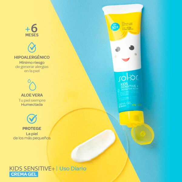 Solor Kids Sensitive+ protector solar para niños x 100 gr - Imagen 2
