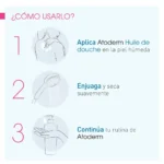 Atoderm Huile de Douche aceite de ducha 1 lt - Bioderma - Imagen 3