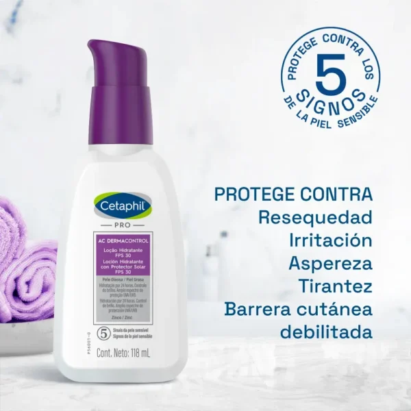 Loción Hidratante con FPS30 PRO AC Control