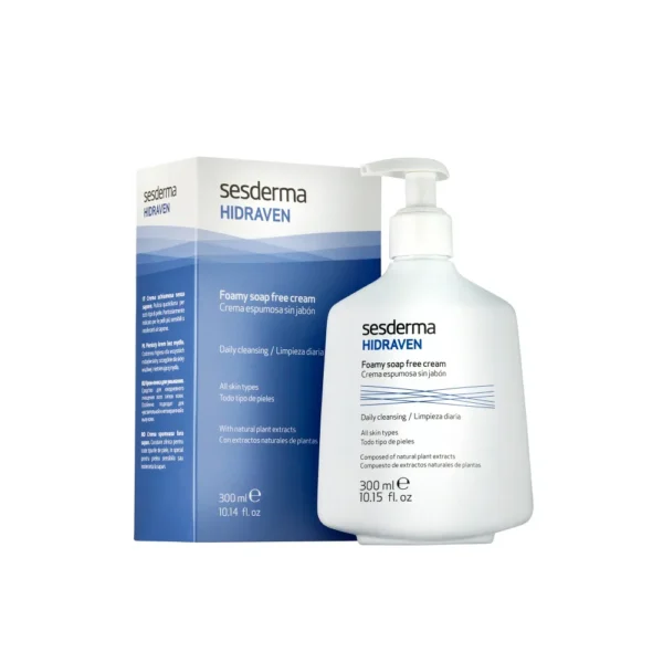 Hidraven crema espumosa sin jabón x 300 ml - Imagen 2
